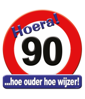 Huldeschild - 90 jaar per 2