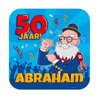 Huldeschild Abraham cartoon per 6
